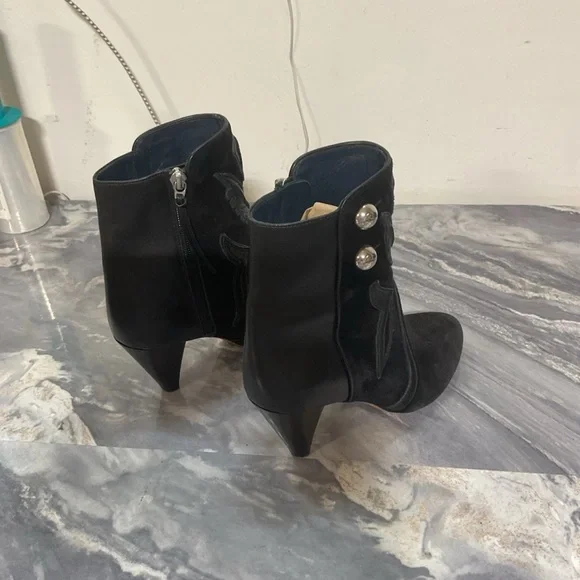 Isabel Marant Leather & Ankle Boots Size 37 - Picture 7 of 16